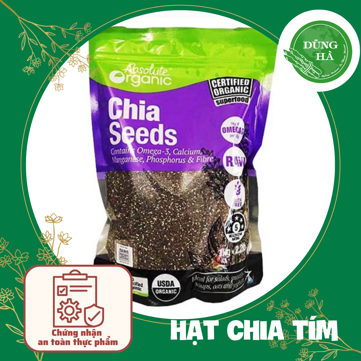Hạt chia tím