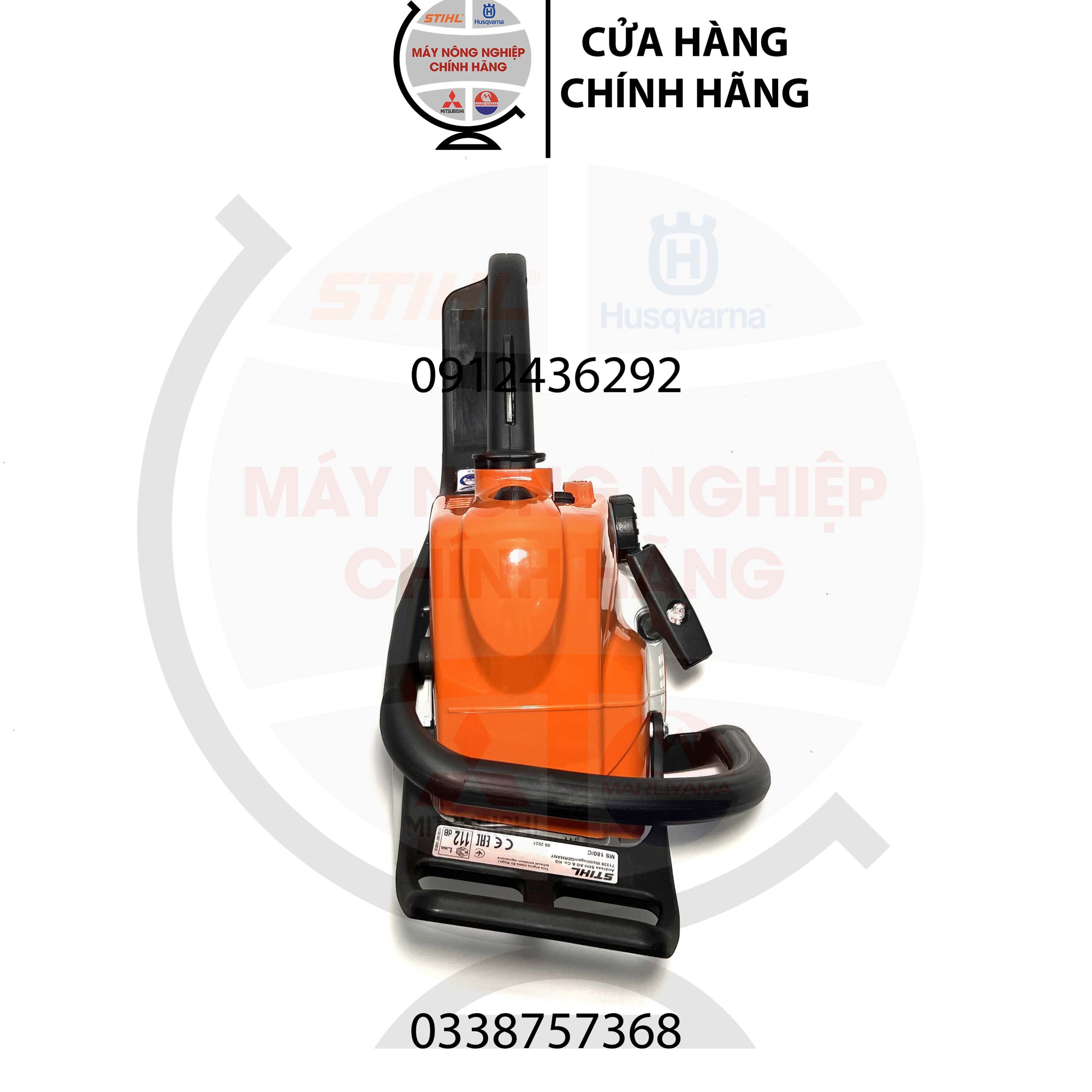 Máy cưa xích STIHL MS 180 chính hãng (Kèm lam sên + Khuyến mãi)