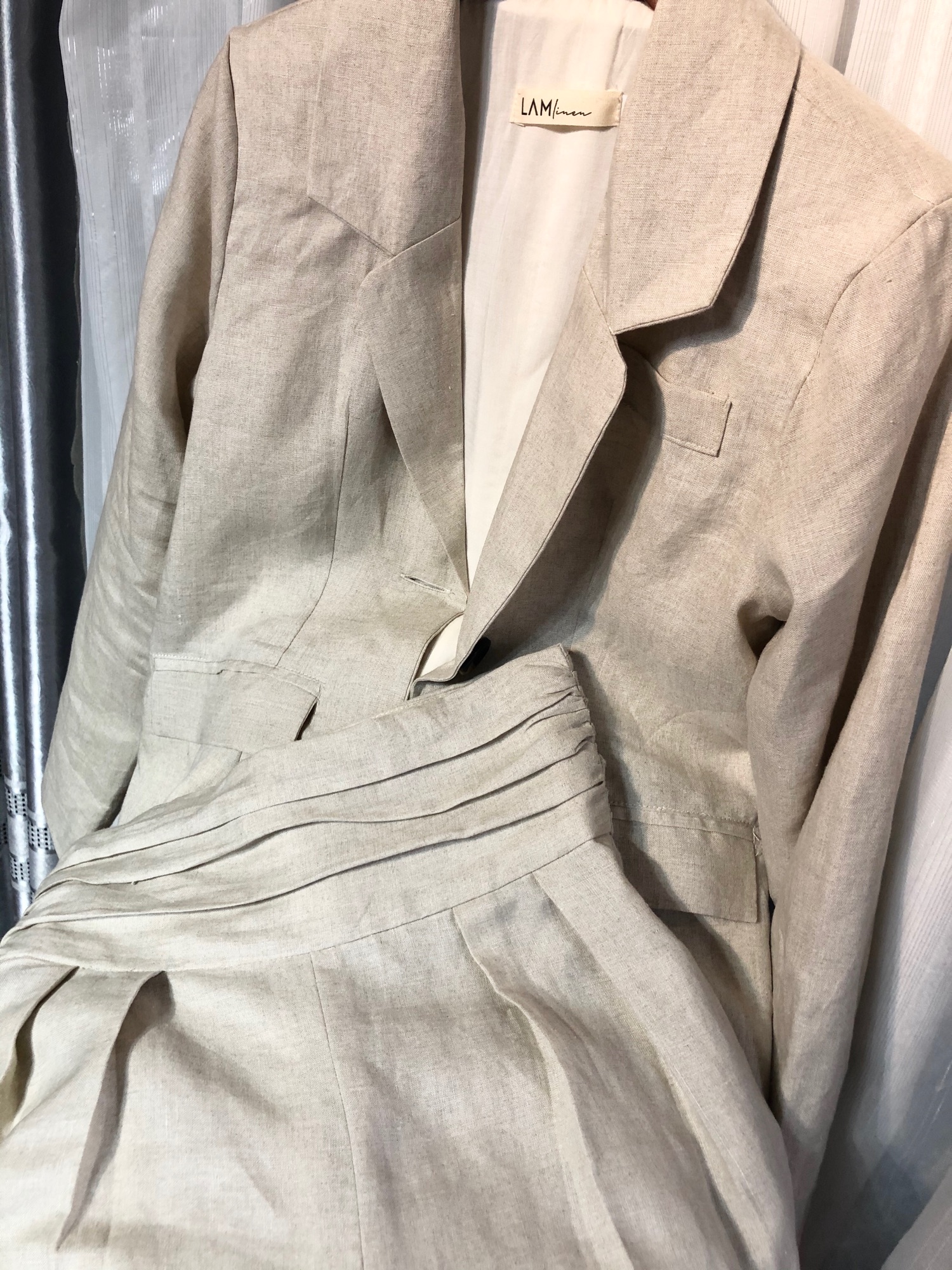 BLAZER LINEN PREMIUM