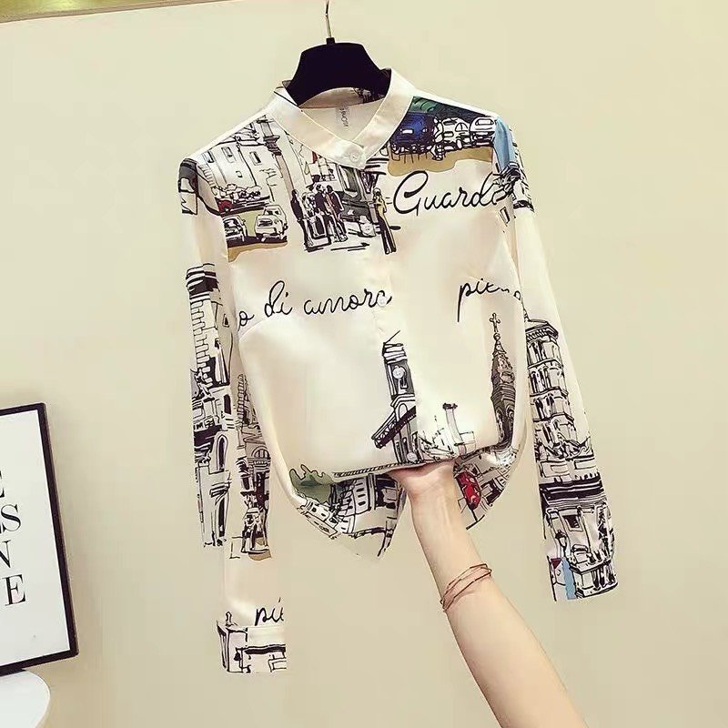 ÁO SƠ MI NỮ LỤA DÀI TAY THANH LỊCH