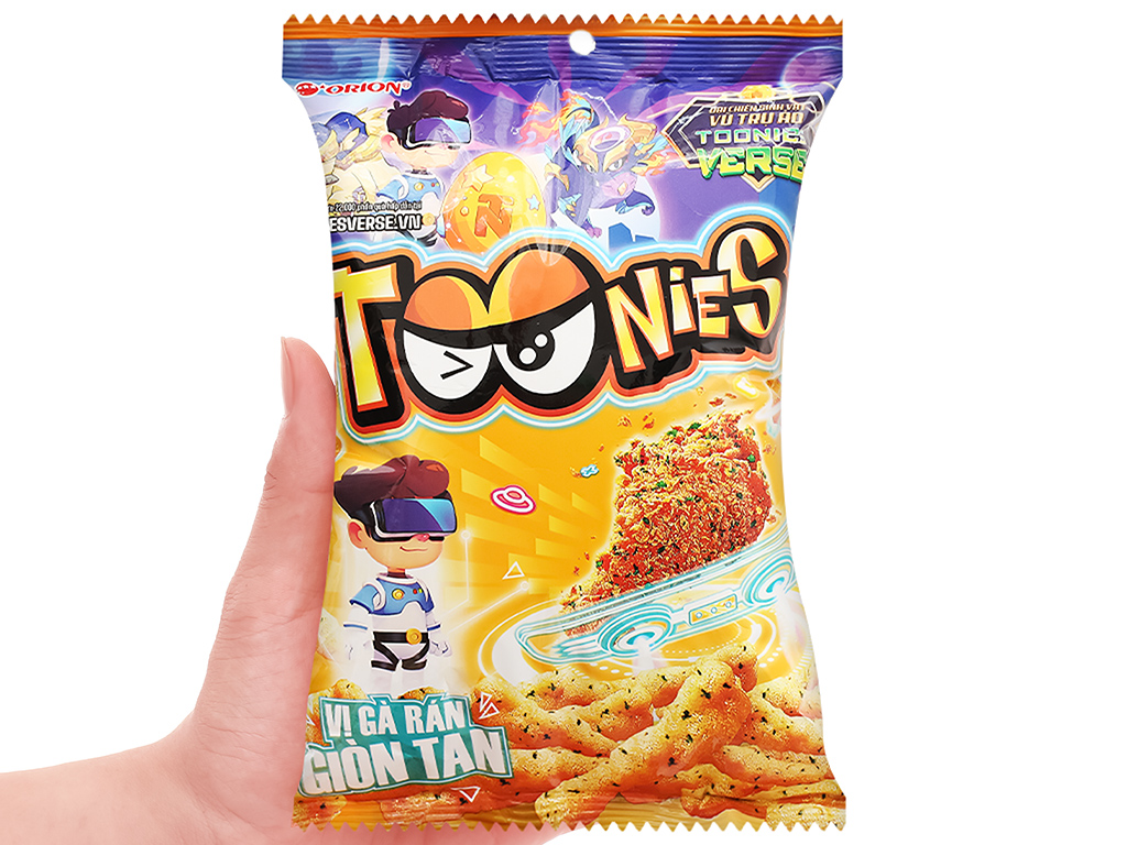 [Siêu thị WinMart] - Snack Toonies vị gà BBQ lửa hồng gói 38g