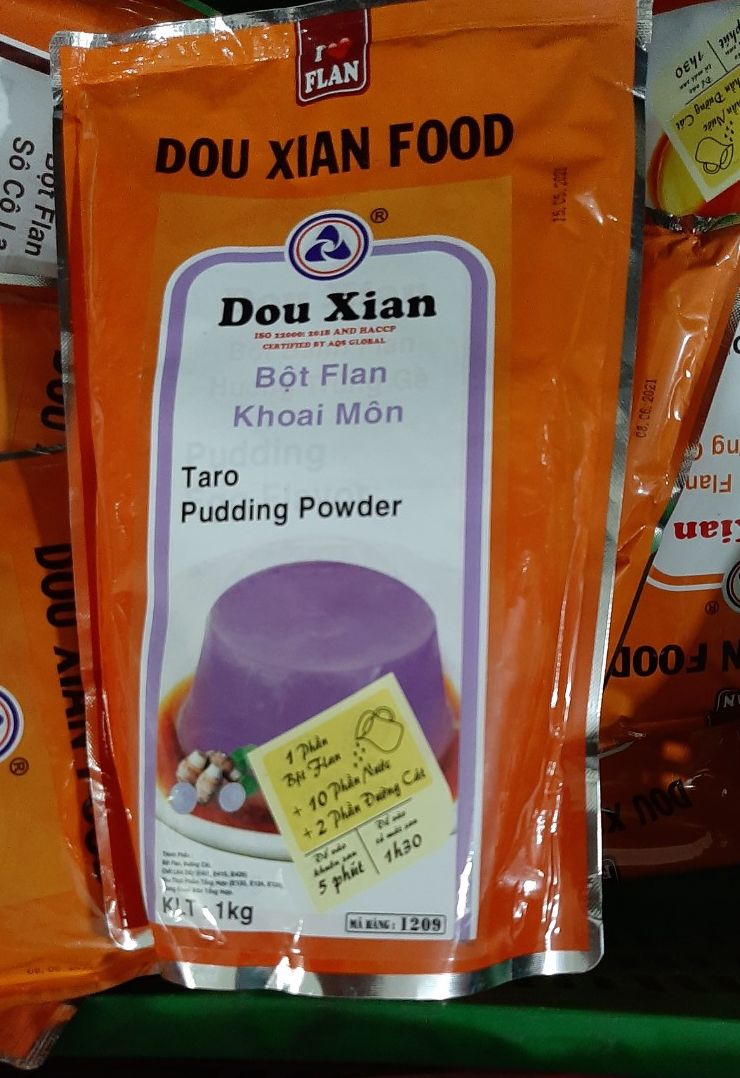 Bột Pudding hương khoai môn Hàng Huy  Douxian