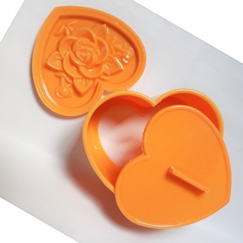Khuôn xôi tim hình hoa hồng trái tim 15cm