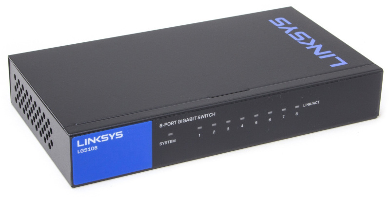 Switch LINKSYS LGS108 8-port Gigabit Chính hãng, thiết bị chia mạng, switch chuyển mạch
