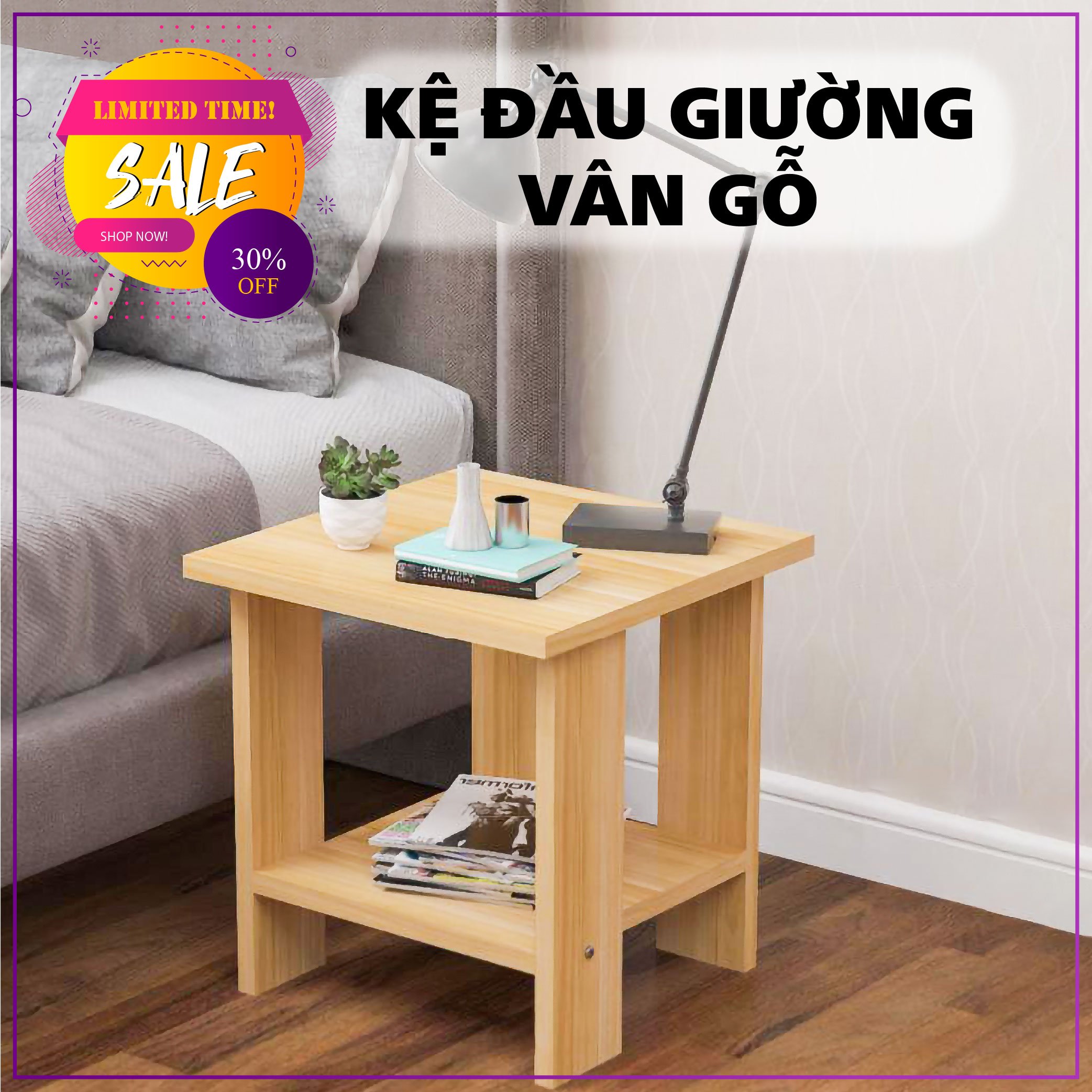 KỆ ĐÊ ĐẦU GIƯỜNG ĐỰNG ĐỒ, BÀN TRÀ NHỎ SOFA KÍCH THƯỚC 40X40 PHONG CÁCH BẮC ÂU LÀM BÀN TRÀ, KỆ ĐỂ ĐỒ ĐỂ ĐẦU GIƯỜNG GỌN GÀNG VÀ TIỆN LƠI