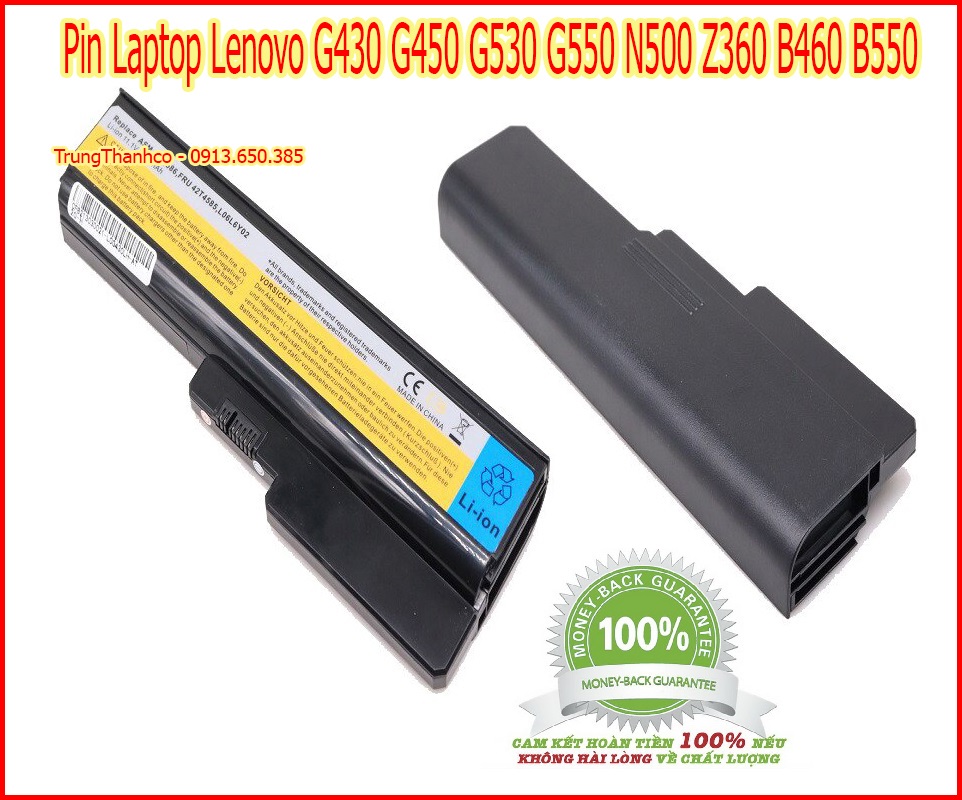 Pin Laptop Lenovo G430 G450 G530 G550 N500 Z360 B460 B550
