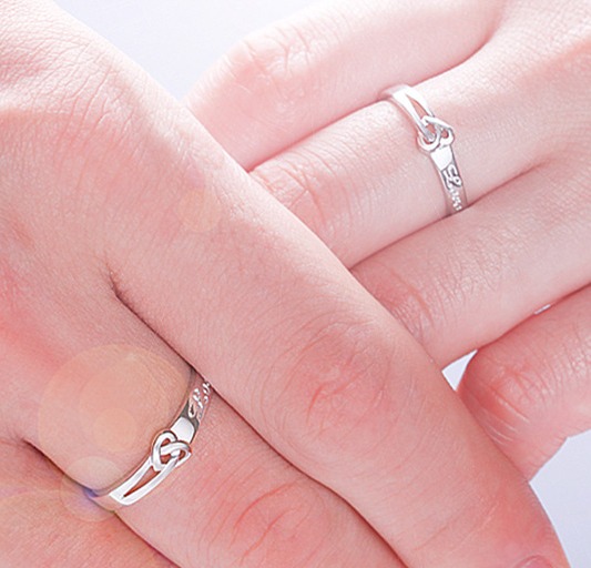 Nhẫn cặp LOVE - Nhẫn đôi Bạc - Trang sức bạc Panmila (ND.A6)