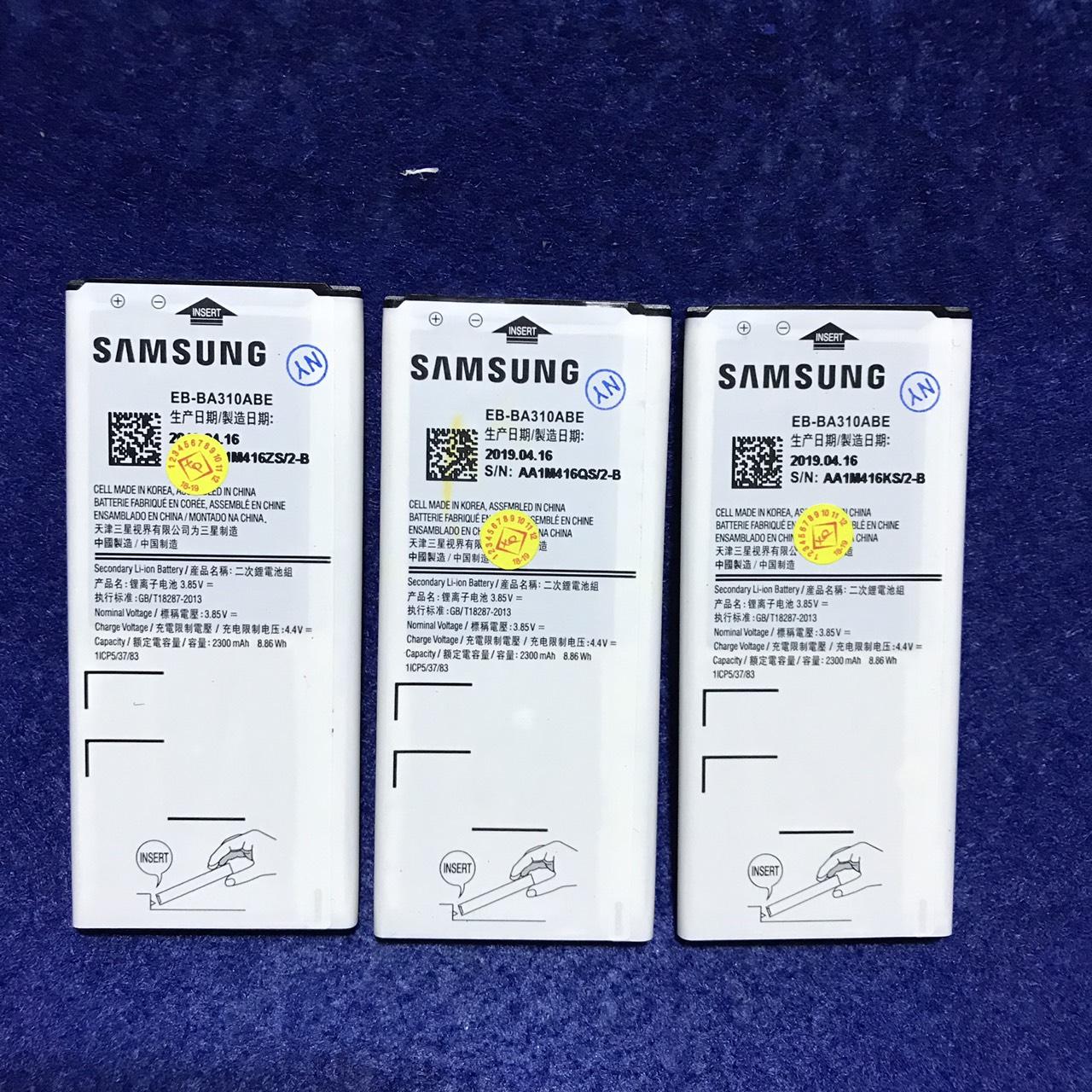 Pin Samsung Galaxy A310/ A3 2016 (EB-BA310ABE/2300 mAh) zin, bảo hành 6 tháng