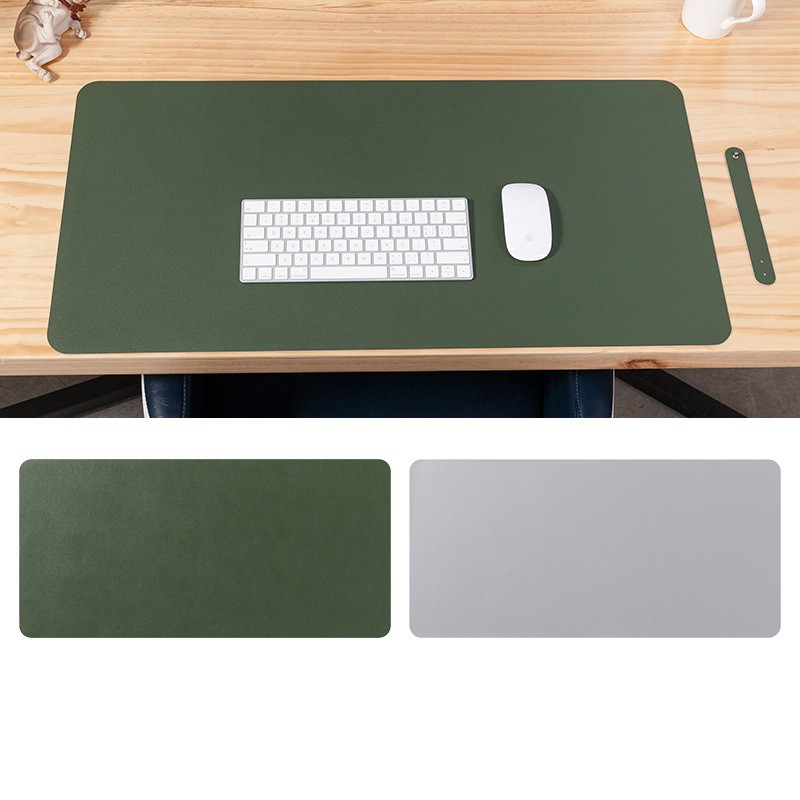[120 x 60cm] Lót Chuột Da PU, Thảm Da PU Trải Bàn Làm Việc 2 Mặt Cỡ Lớn