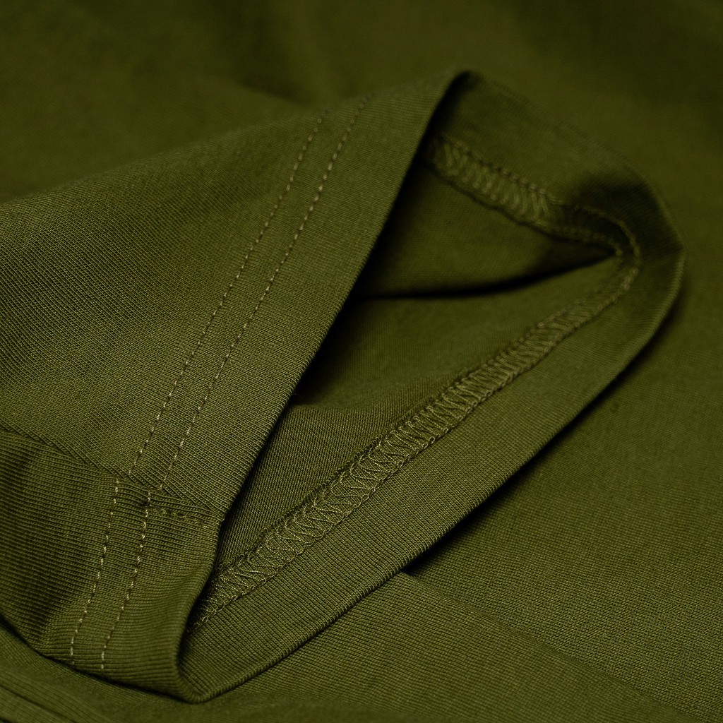 Áo Thun Trơn Gori Basic Tee - Xanh Rêu.