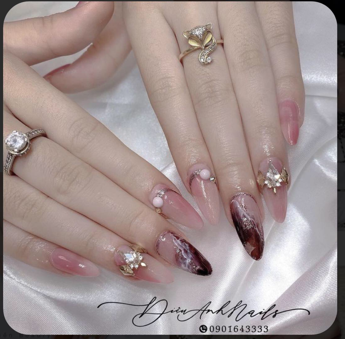 ( có ảnh thật) A1/ móng tay giả/nailbox/nail thiết kế