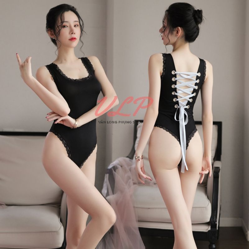 [CÓ BIGSIZE ĐẾN 85KG]_DN18_Bodysuit buộc dây lưng sexy (có thể mặc được 2 kiểu)