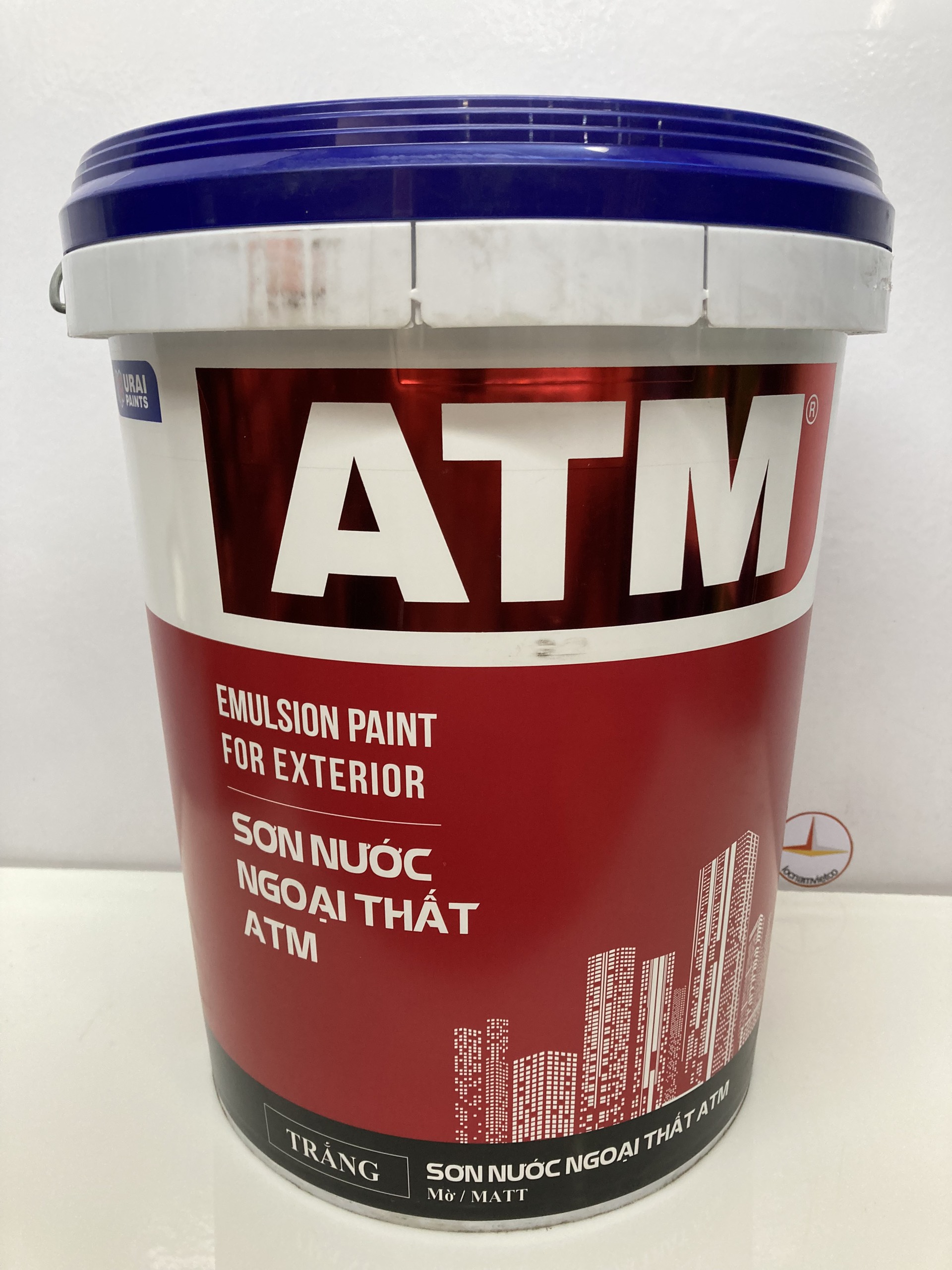 Sơn nước ngoại thất ATM màu trắng 17.5L