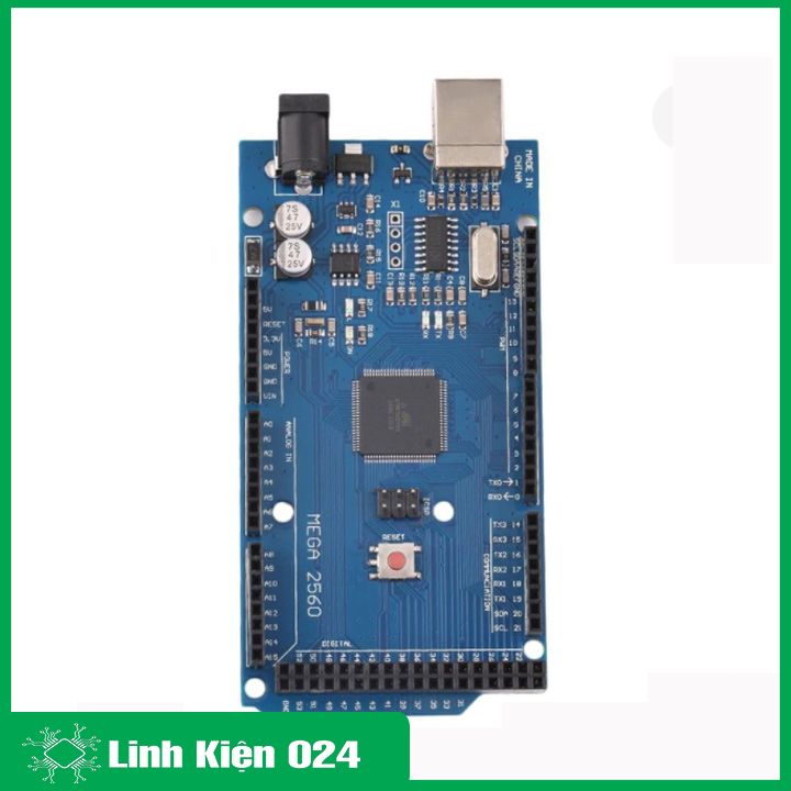 Kit Arduino Mega2560 R3 - CH340 thế hệ 3 tặng kèm cáp nạp code