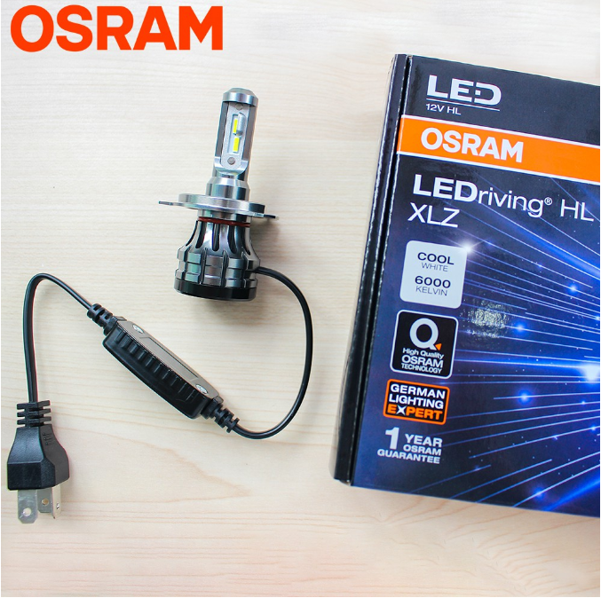 Bóng đèn LED OSRAM H4 tăng sáng trắng dùng cho Wave RS, Sirius, Vision,  Exiter, Air Blade