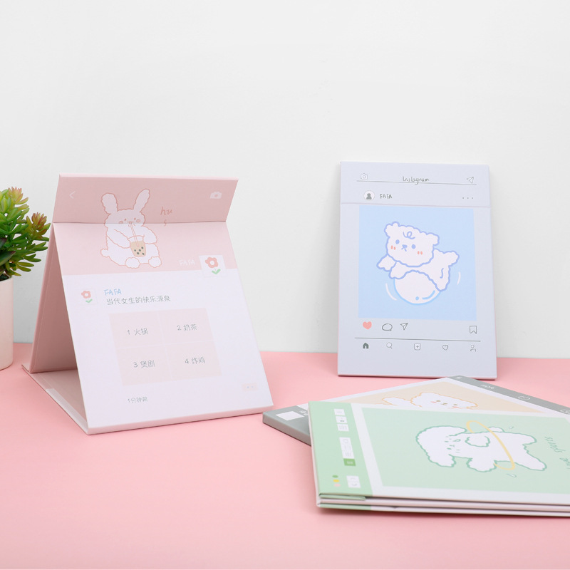 Gương gấp giấy để bàn