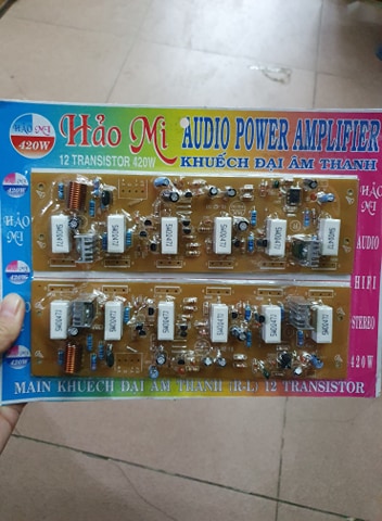 bo công suất 12 sò 420W HẢO MI