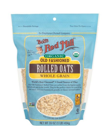 Yến mạch hữu cơ cán vừa Bob's Red Mill 454gr Organic Rolled Oat Regular