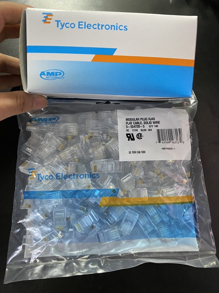 Hạt mạng rj45 Cat6 AMP