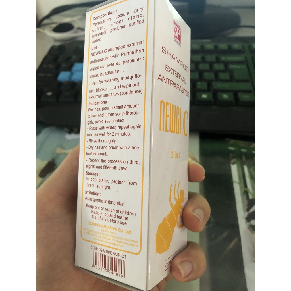 [CHÍNH HÃNG] Dầu gội đầu sạch chí Newgi.C