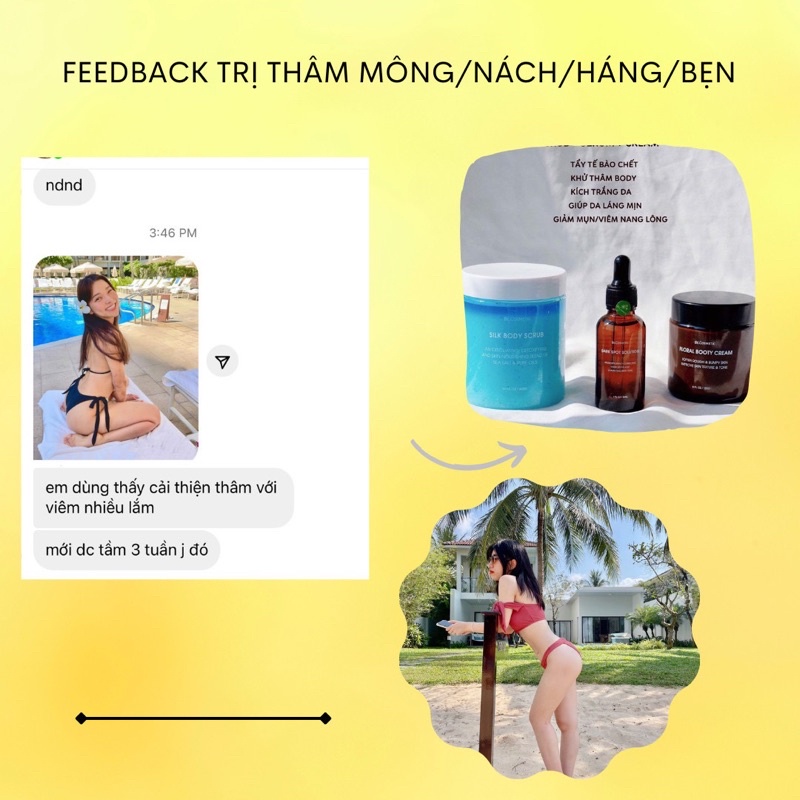Set giảm thâm sần body