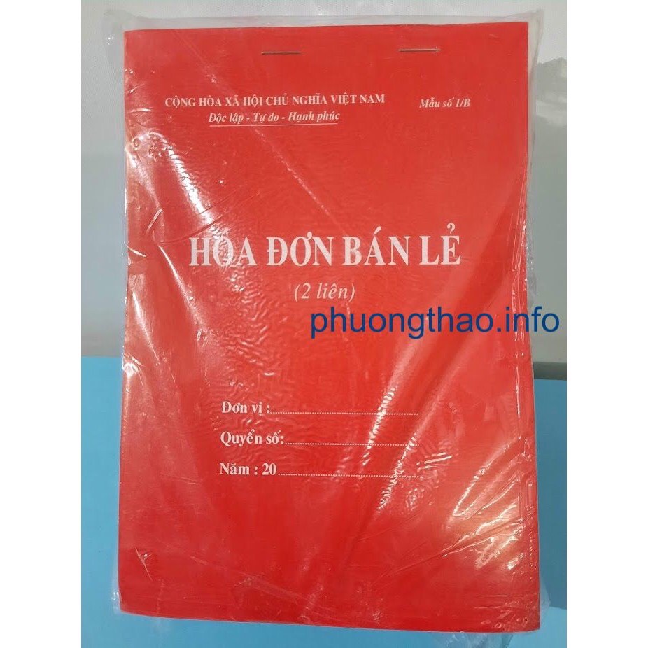 [ Giá Sỉ ] Hoá đơn bán lẻ: 1 Liên, 2 Liên, 3 Liên ( A5/A4 )
