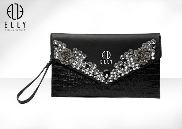 Túi clutch nữ cao cấp da thật ELLY – EC40