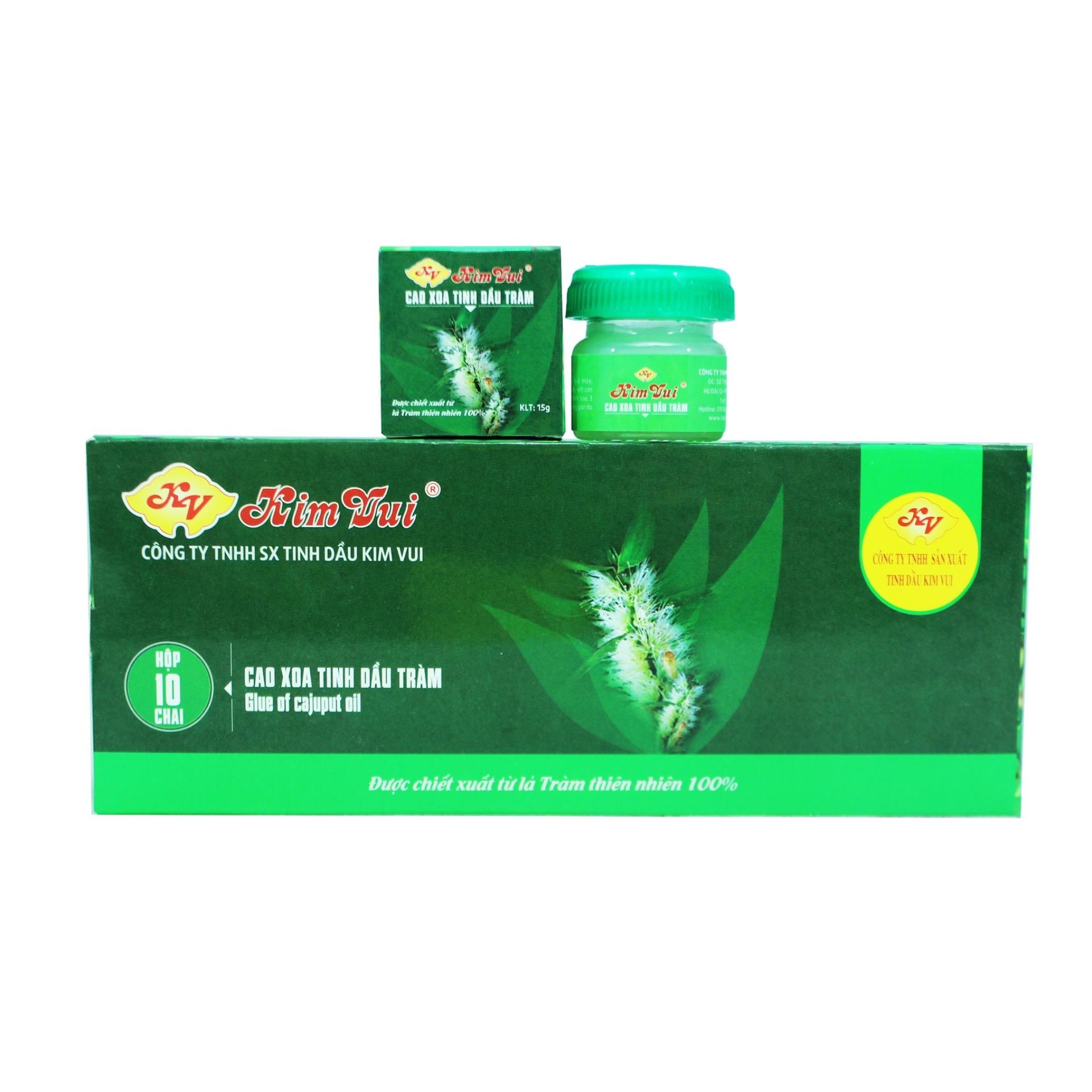 Cao Xoa Tinh Dầu Tràm Huế Kim Vui (Vàng Nhạt)