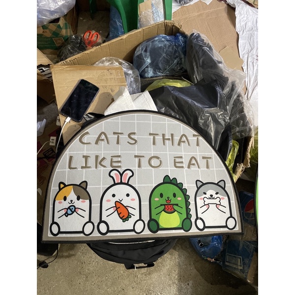 Thảm chân 3D hình thú siêu cute