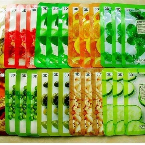 [HCM]Combo 20 mặt nạ 3D Foodaholic Hàn Quốc (Mỗi mùi 2 miếng)
