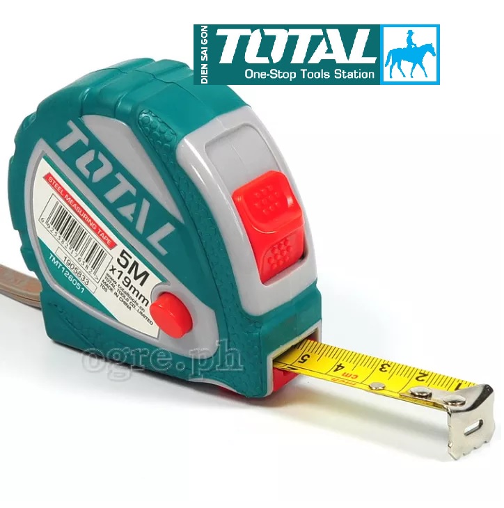 Thước cuộn thép 8 mét x 25mm total tmt126081