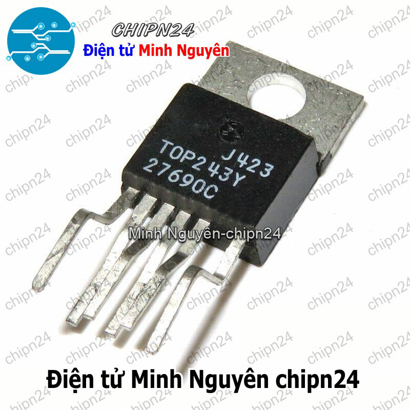 [1 con] (DIP) IC TOP243YN TO-220-5 (TOP243 45W 700V) - HH002700