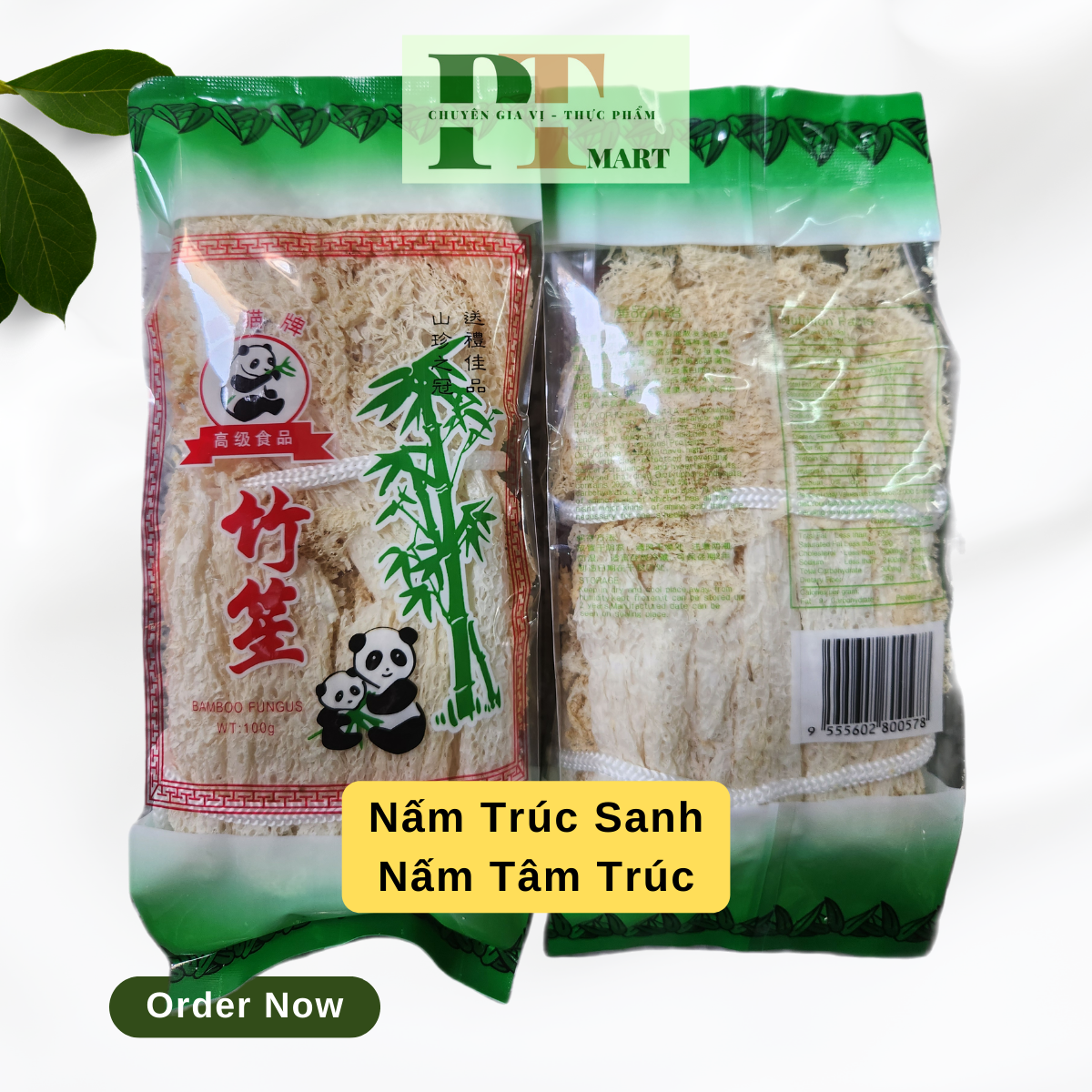 Nấm Trúc Sanh (Trúc Sáng / Nấm Tâm Trúc)