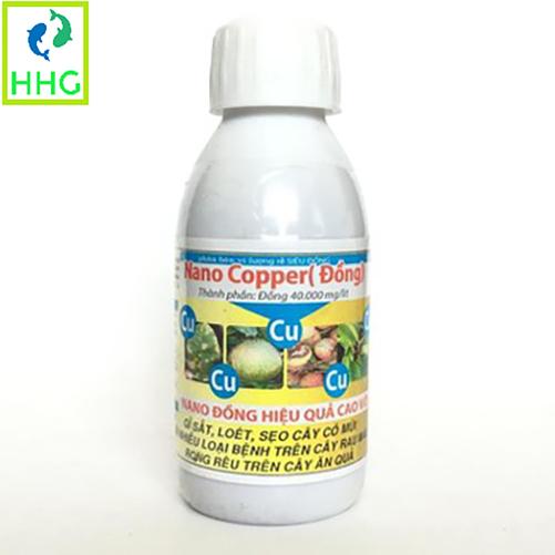 Dung dịch nano đồng 100ml đặc tr ị các bệnh nấm cây trồng