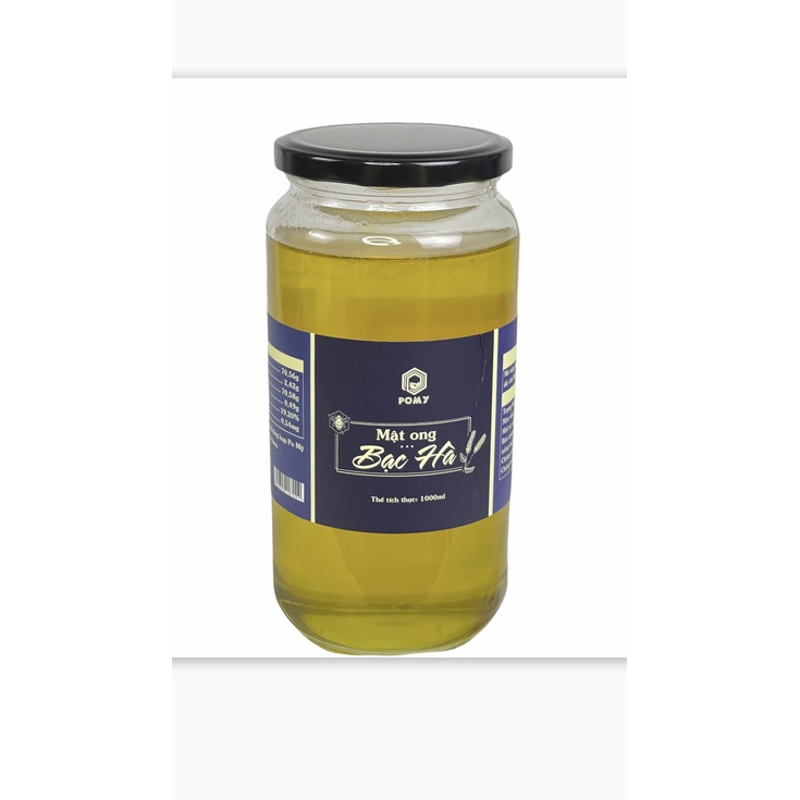 [VietGAP] Mật ong bạc hà Hà Giang, looại 1, 1000ml