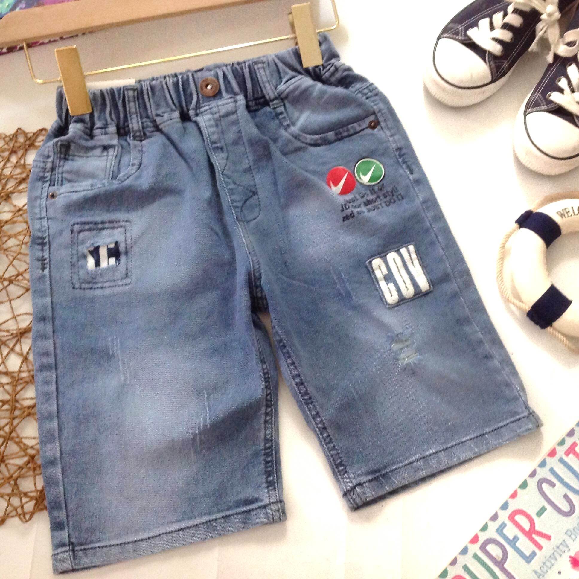 QUẦN SỌT JEAN CO DÃN BÉ TRAI SIZE 30-42KG