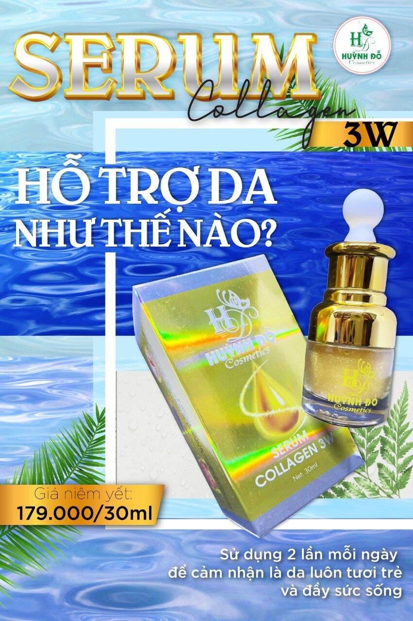 Serum collagen 3w huỳnh đỗ 30ml