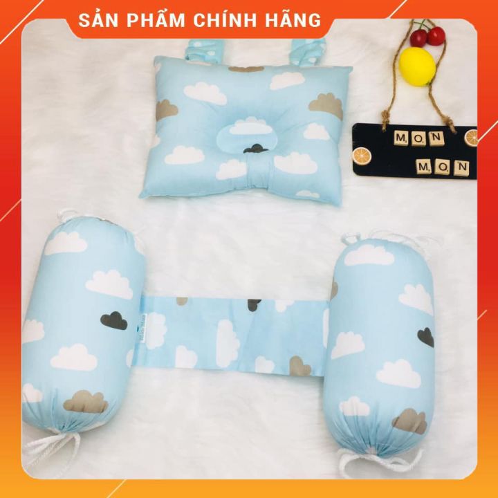 bộ chặn gối tai thỏ mon mon