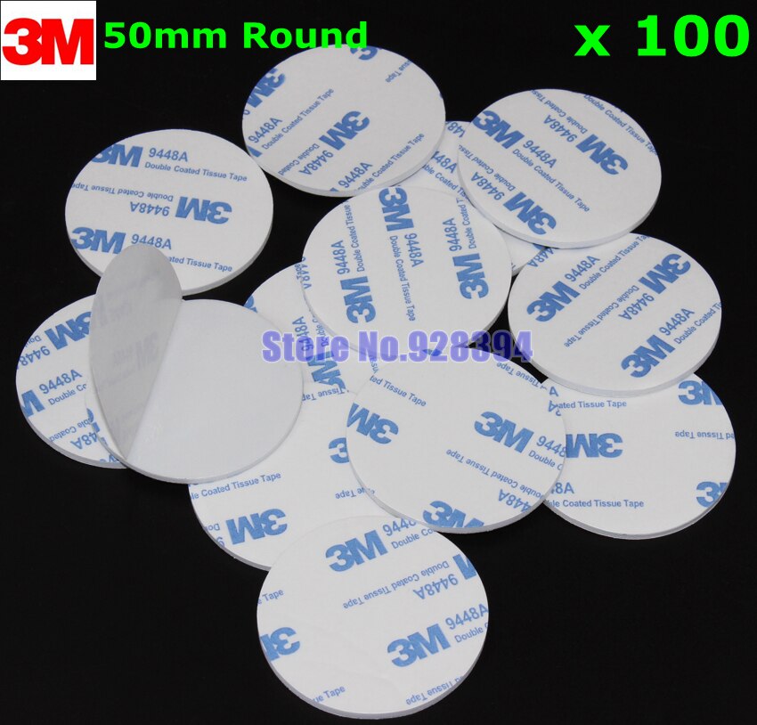 Combo 10 Miếng dán 2 mặt 3M tròn dán đồ trang trí xe hơi (ĐƯỜNG KÍNH 4CM, DÀY 3MM) 4.9