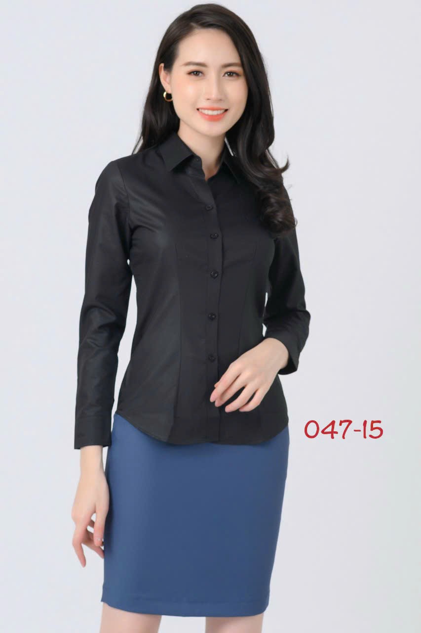 Thai Hoa Shirt, Soft and Cool Fabric, Plain 047