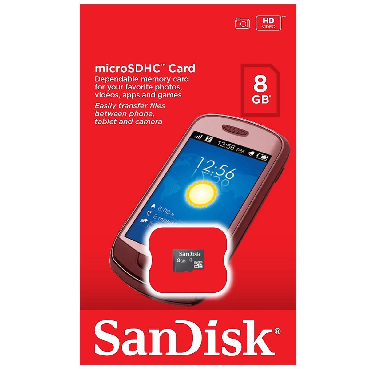 [HCM]Thẻ Nhớ Micro SD Sandisk SDSDQUM-008G-B35 - 8GB