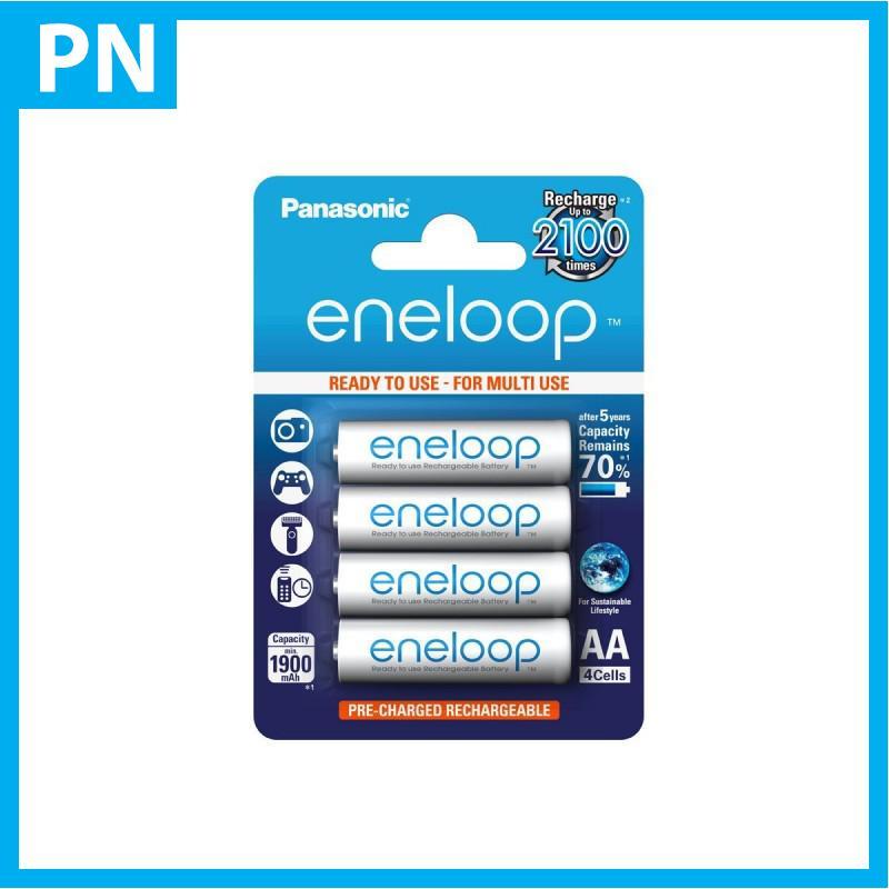 Bộ 4 Pin Sạc AA Panasonic Eneloop 1900mAh | Dùng cho míc karaoke, máy ảnh, điều khiển