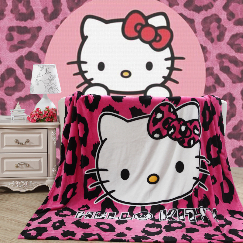 Chăn mền lông Disney Hello Kitty cực dễ thương 2m3 x 2m2