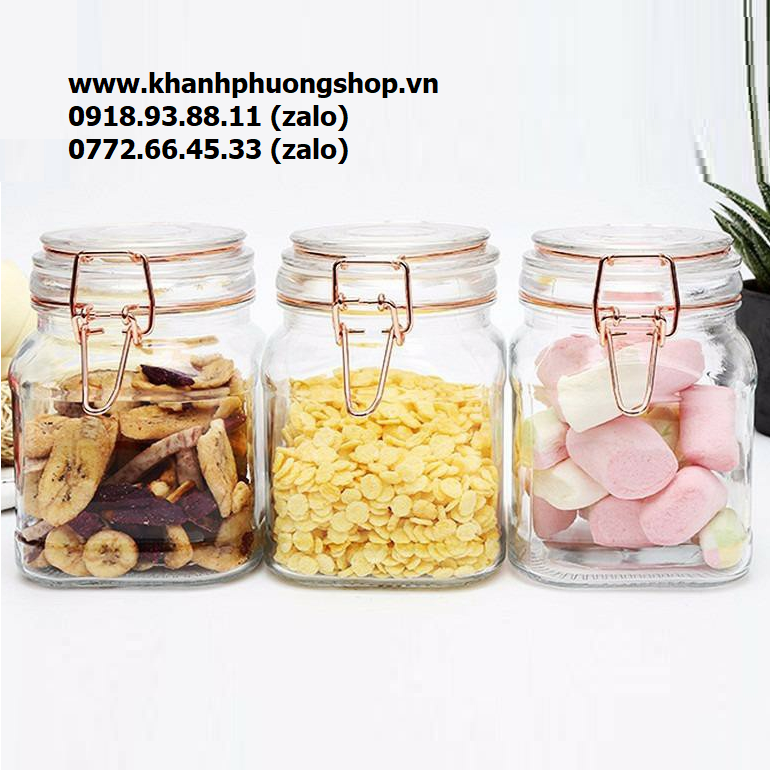 hủ thủy tinh lock&lock - hũ thủy tinh lock&lock