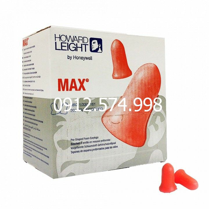 10 cặp Nút tai chống ồn -10 bộ - Howard Leight Max 30