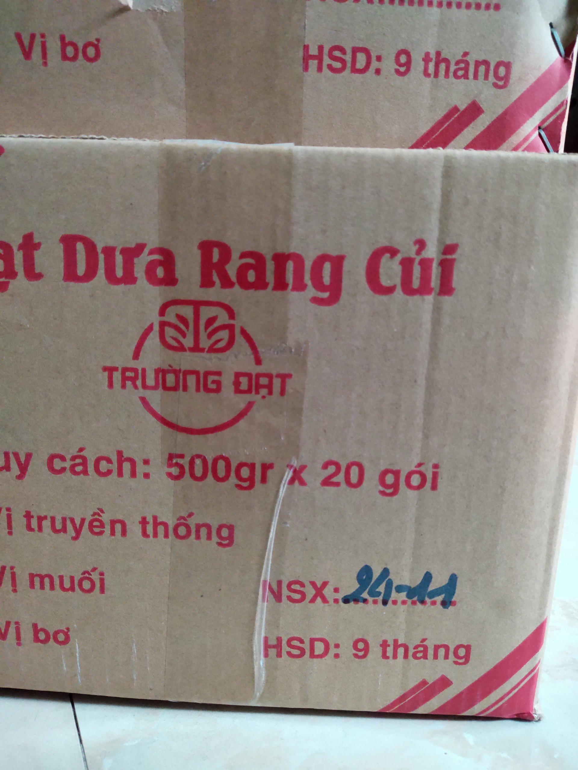 Hạt dưa rang củi Trường Đạt 1kg