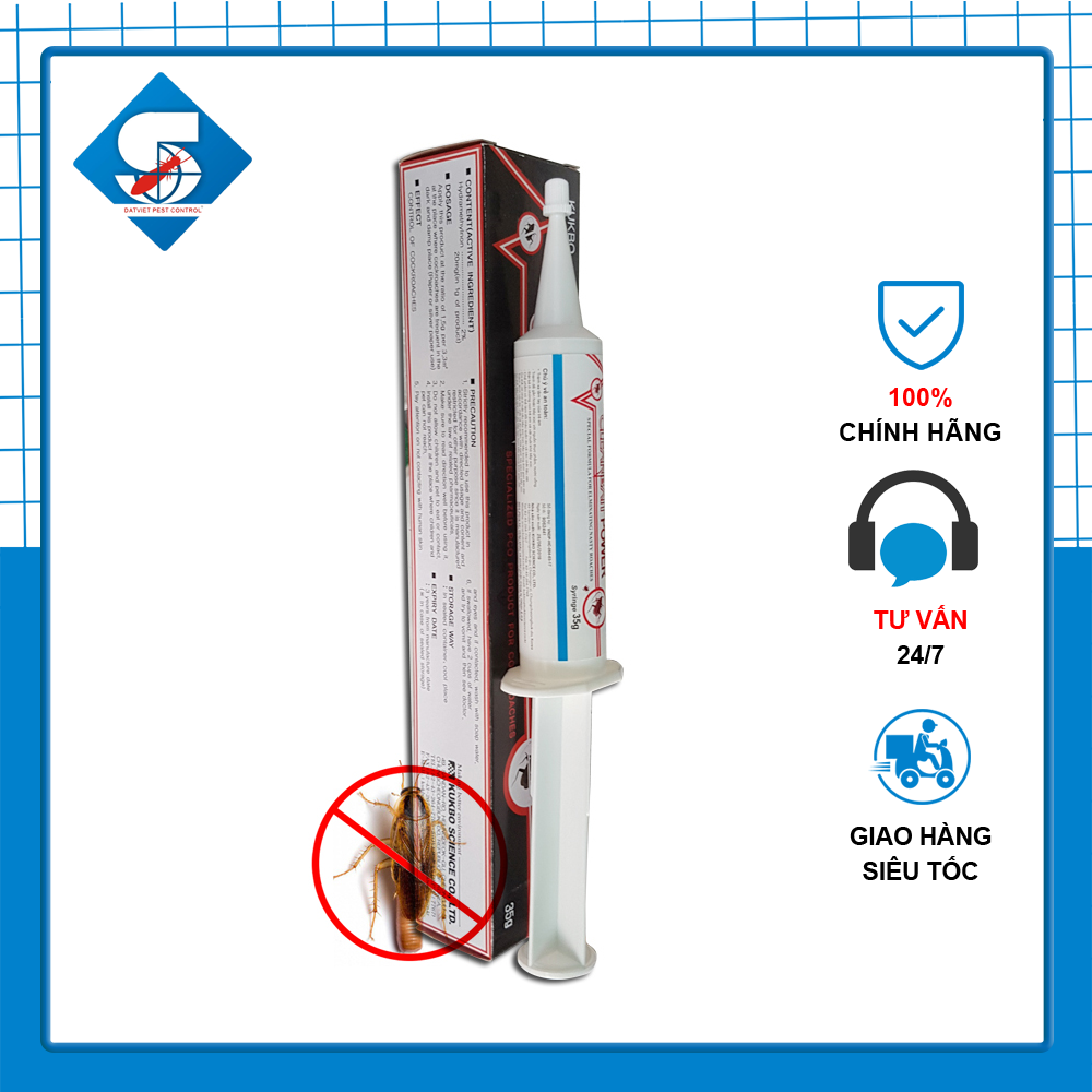 Bả diệt gián CLEANBAIT POWER dạng tuýp bôi 35 Gr