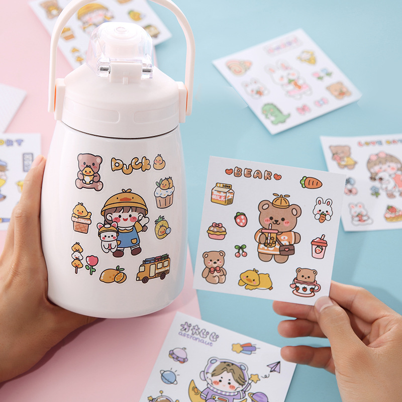 Set 1 tấm sticker cute dễ thương trang trí sổ