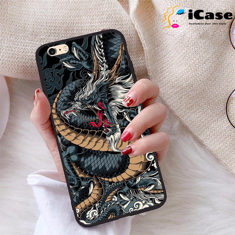 Ốp lưng iPhone 6 Plus viền dẻo TPU BST Rong