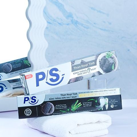 [HCM]Kem Đánh Răng PS THAN HOẠT TÍNH